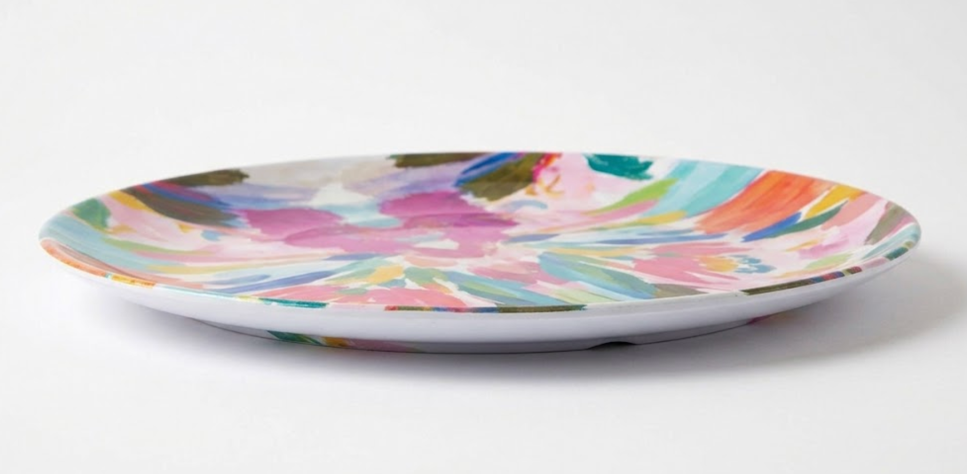 Antigua Smile Melamine Platter by Laura Park Designs