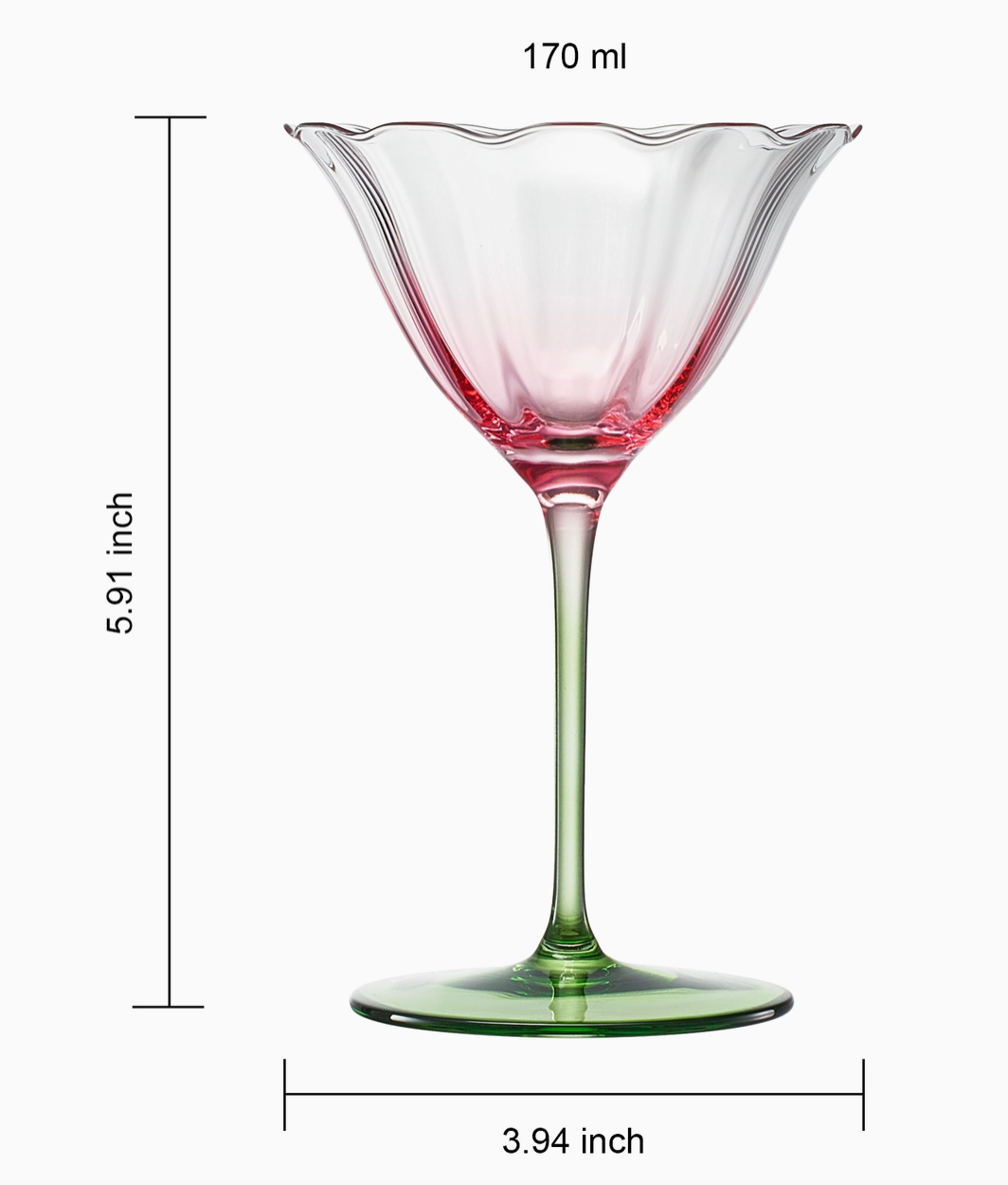 Tulip Champagne Coupe Glasses – Set of 2
