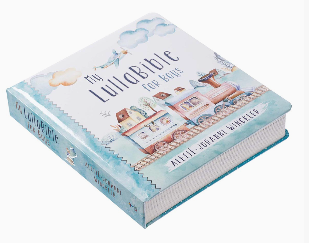 Christian Arts store Book titled 'My Lullabye for Boys' with illustrations on a white background