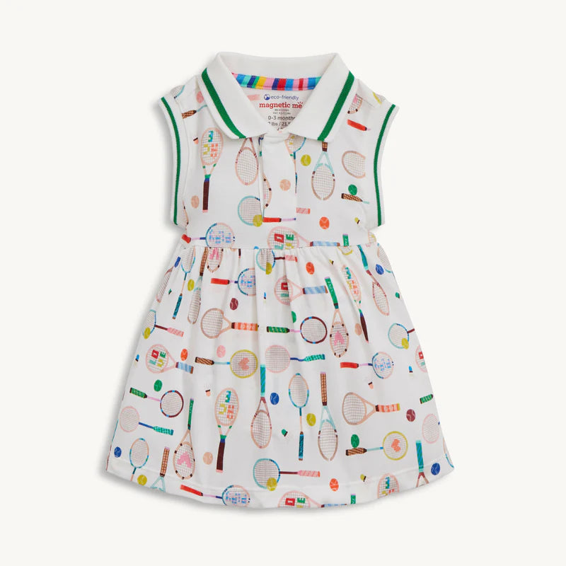 Children - Apparel - Love All - Magnetic Polo Collar Dress