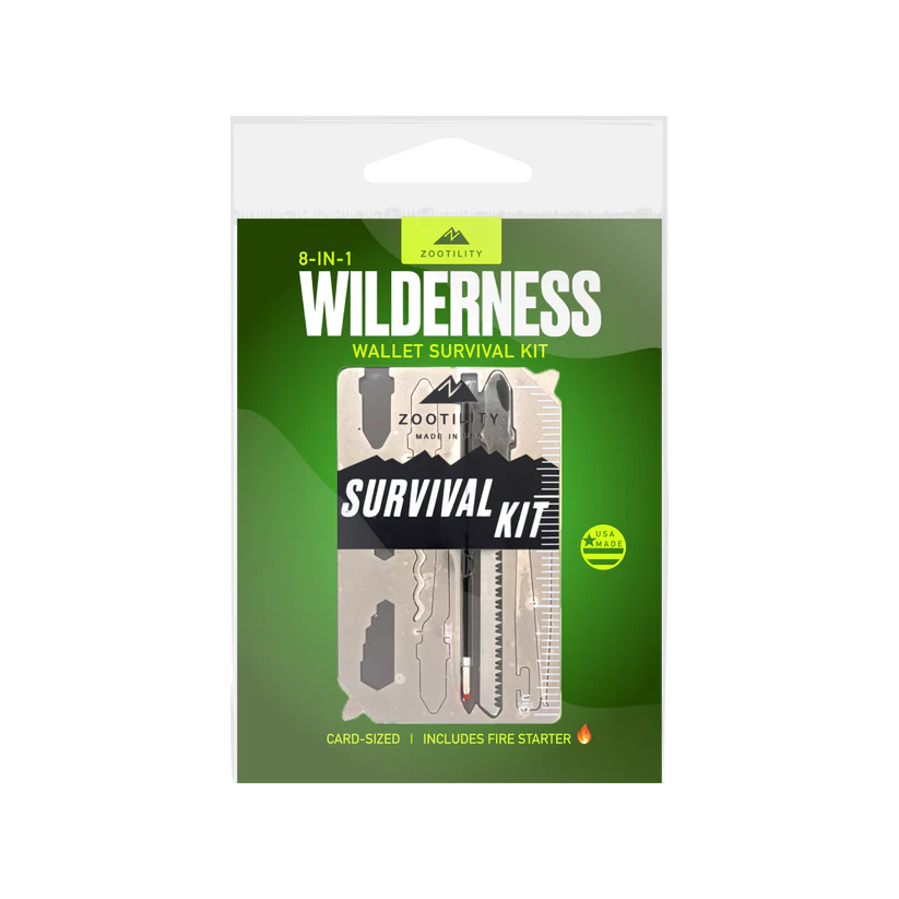 Men - Survival Kit - Wilderness - 8 in 1