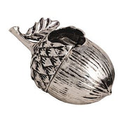 Seasonal - Taper Holder - Silver Acorn 