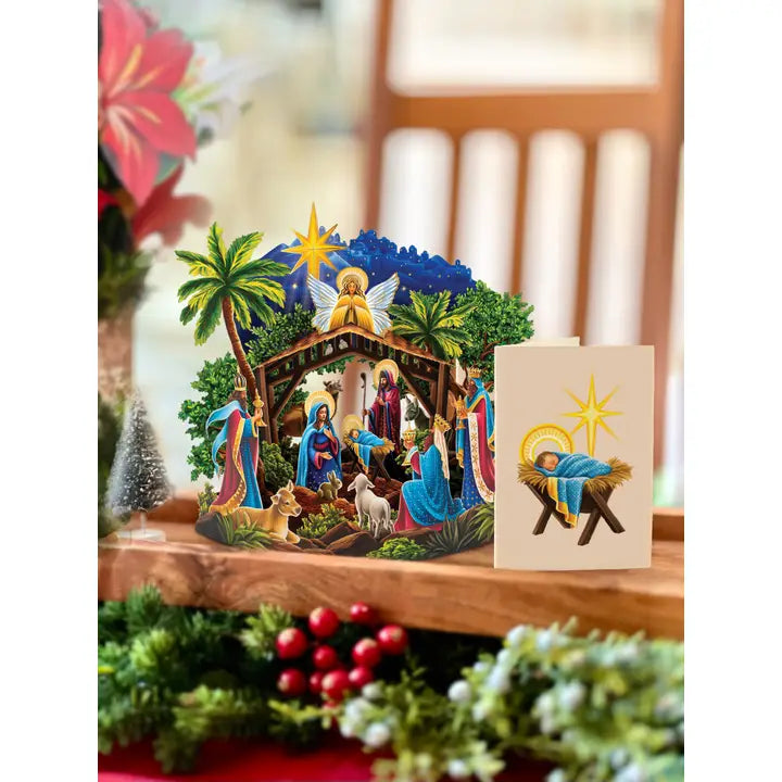 Seasonal - Mini Pop Up Card - Nativity