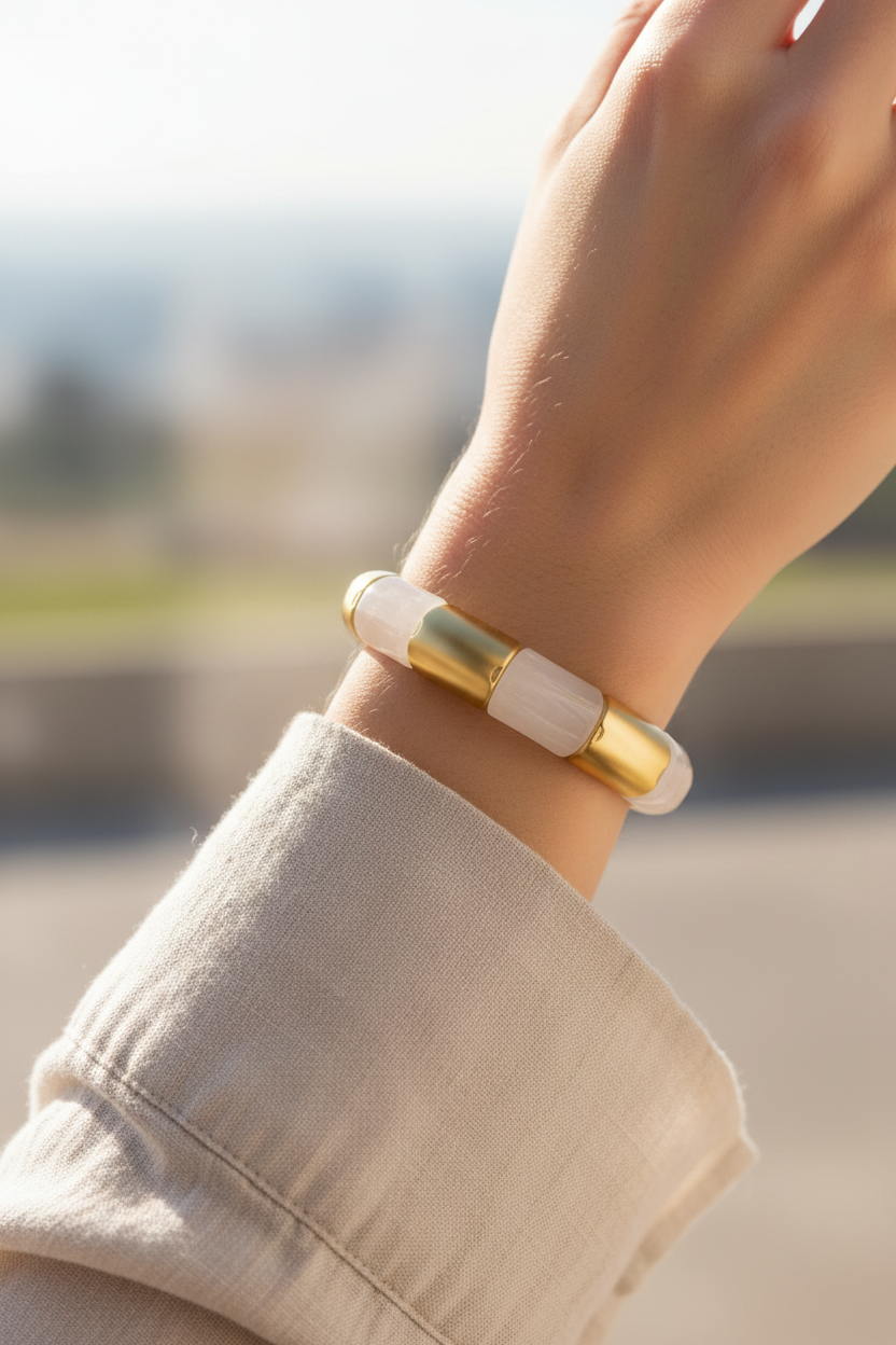 Bracelet Audrey White Lifestyle
