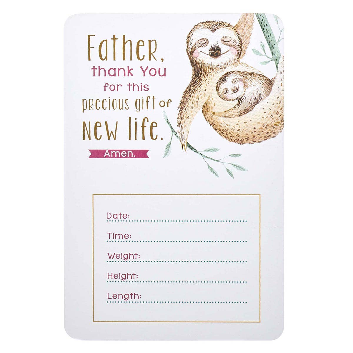 My Baby Girl's Milestones Card Box - 24 Double-Sided Baby Milestone Cards Christian Baby Gift