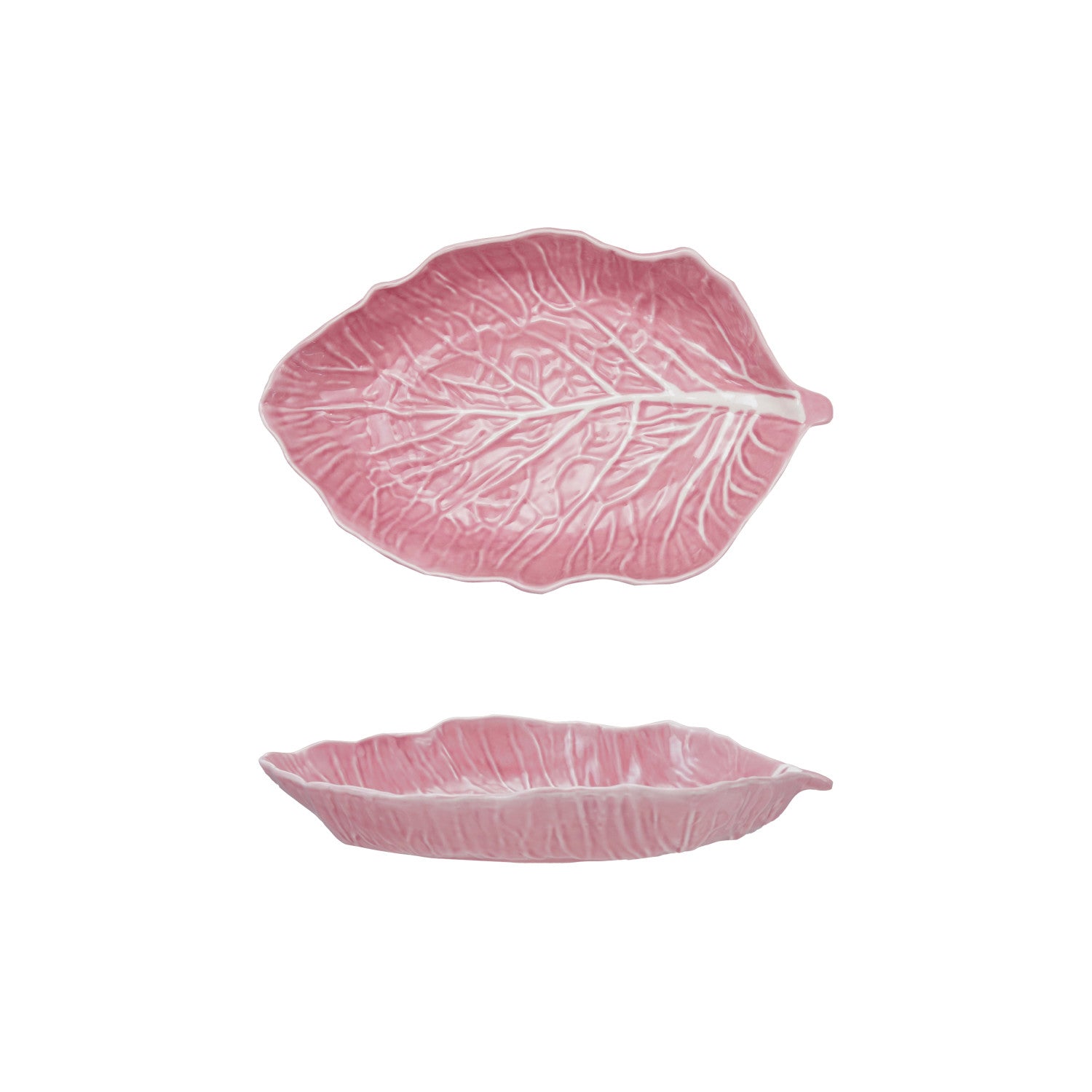 Seasonal - Home - Platter - Cabbage Shaped - Pink