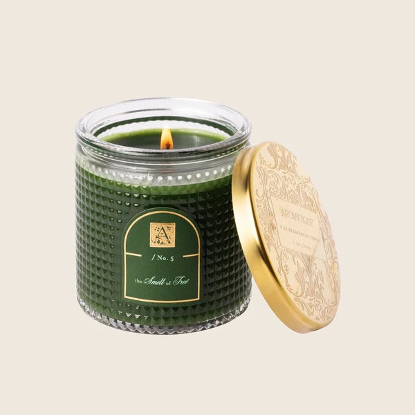 Smell of Tree Candle - 6 oz Textured Glass Jar