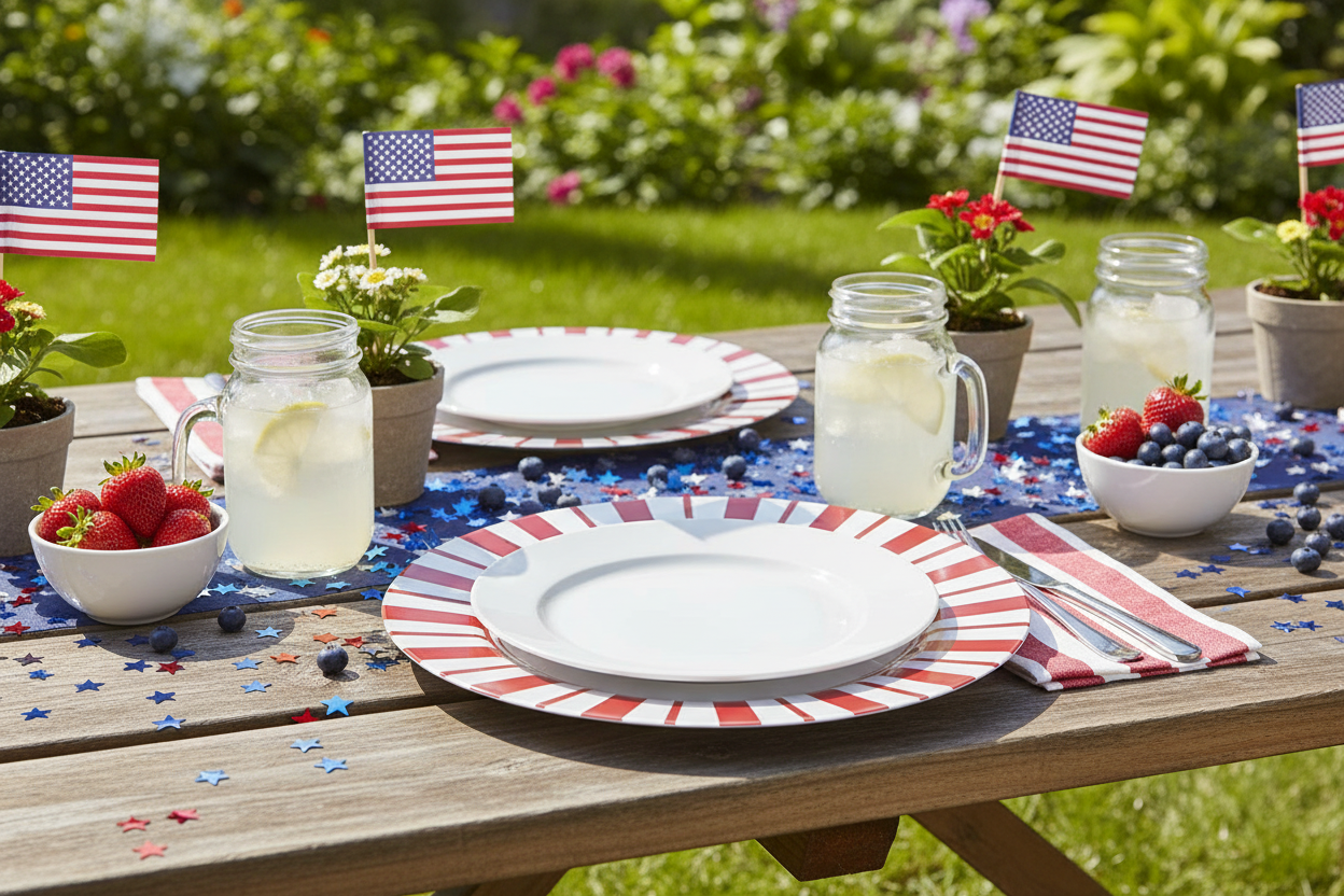 Candy Cane Charger - 4th of July Lifestyle