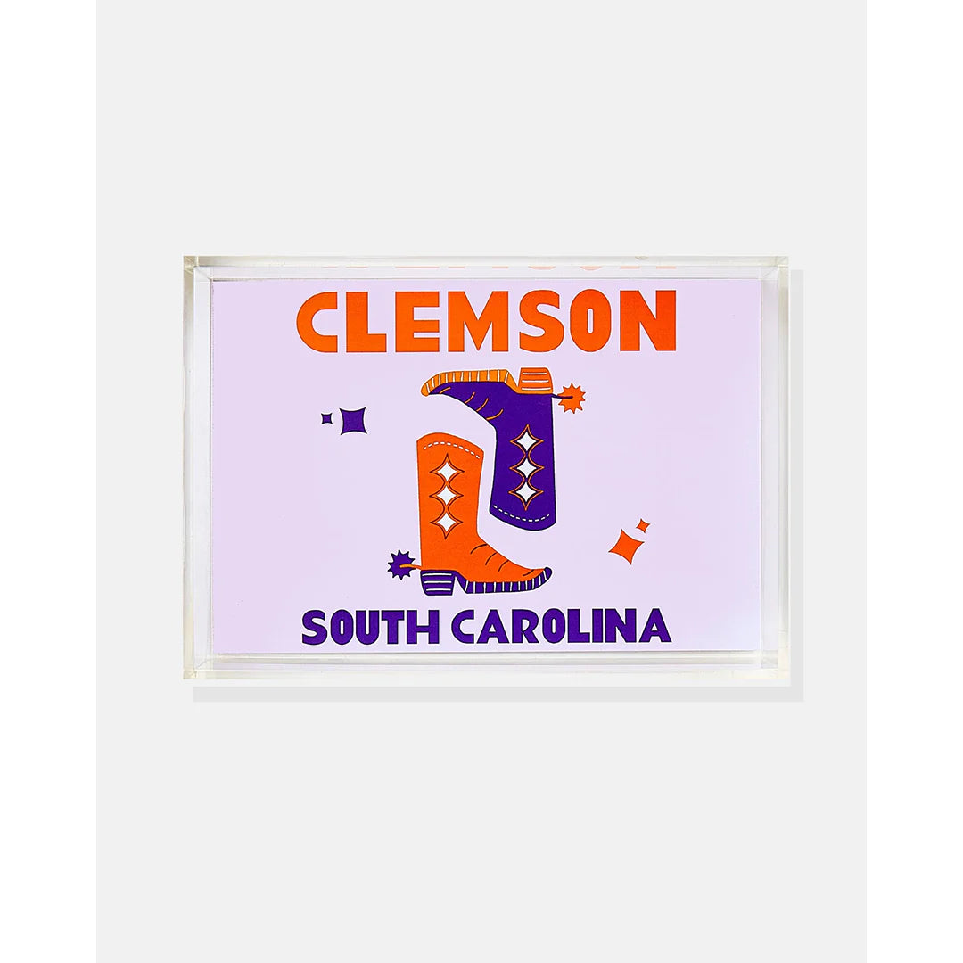 Clemson Kickoff Acrylic Tray