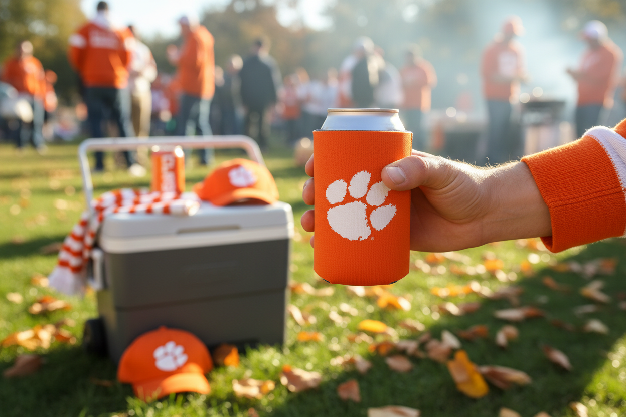 Clemson Tigers Can Koozie Lifestyle