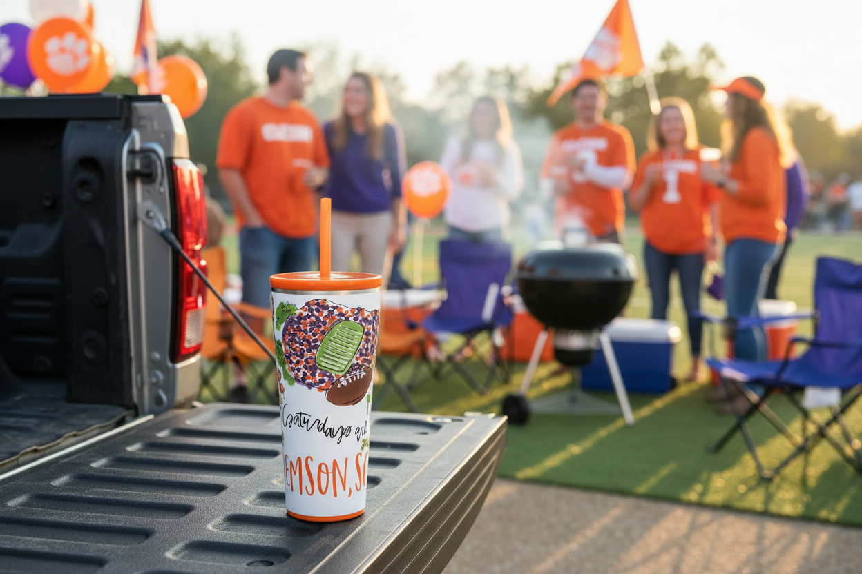 Clemson Tumbler Tailgate Lifestyle