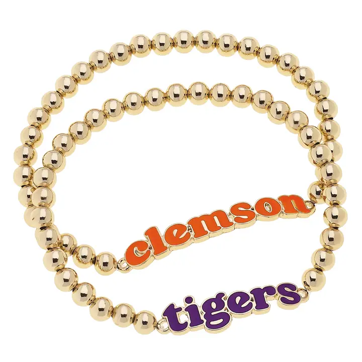 Gameday - Bracelet - Clemson Tigers - Ball Bead Set