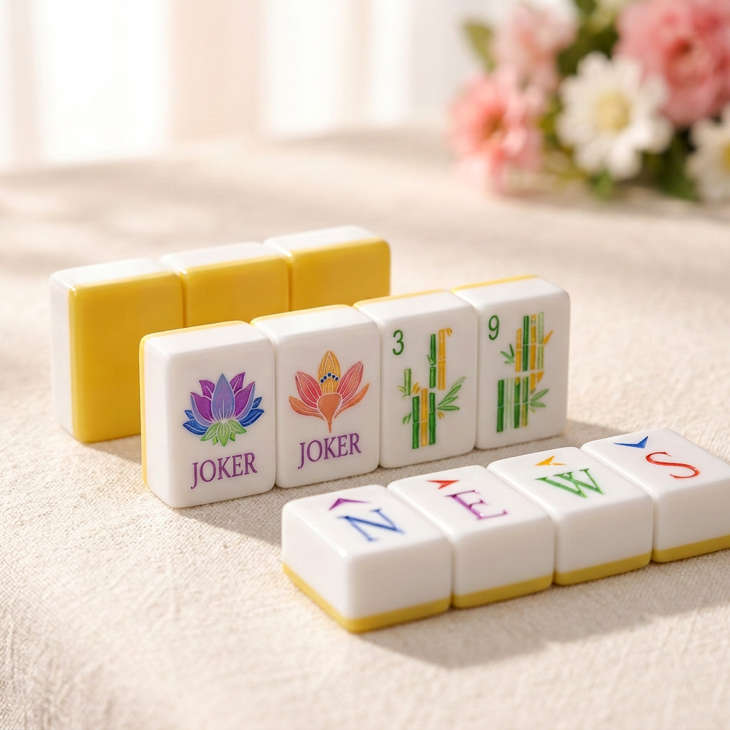 Corrected Mahjong tile detail image