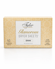 Tyler Candle Diva Glamorous Dryer Sheets 40 ct. | Scented Fabric Softener
