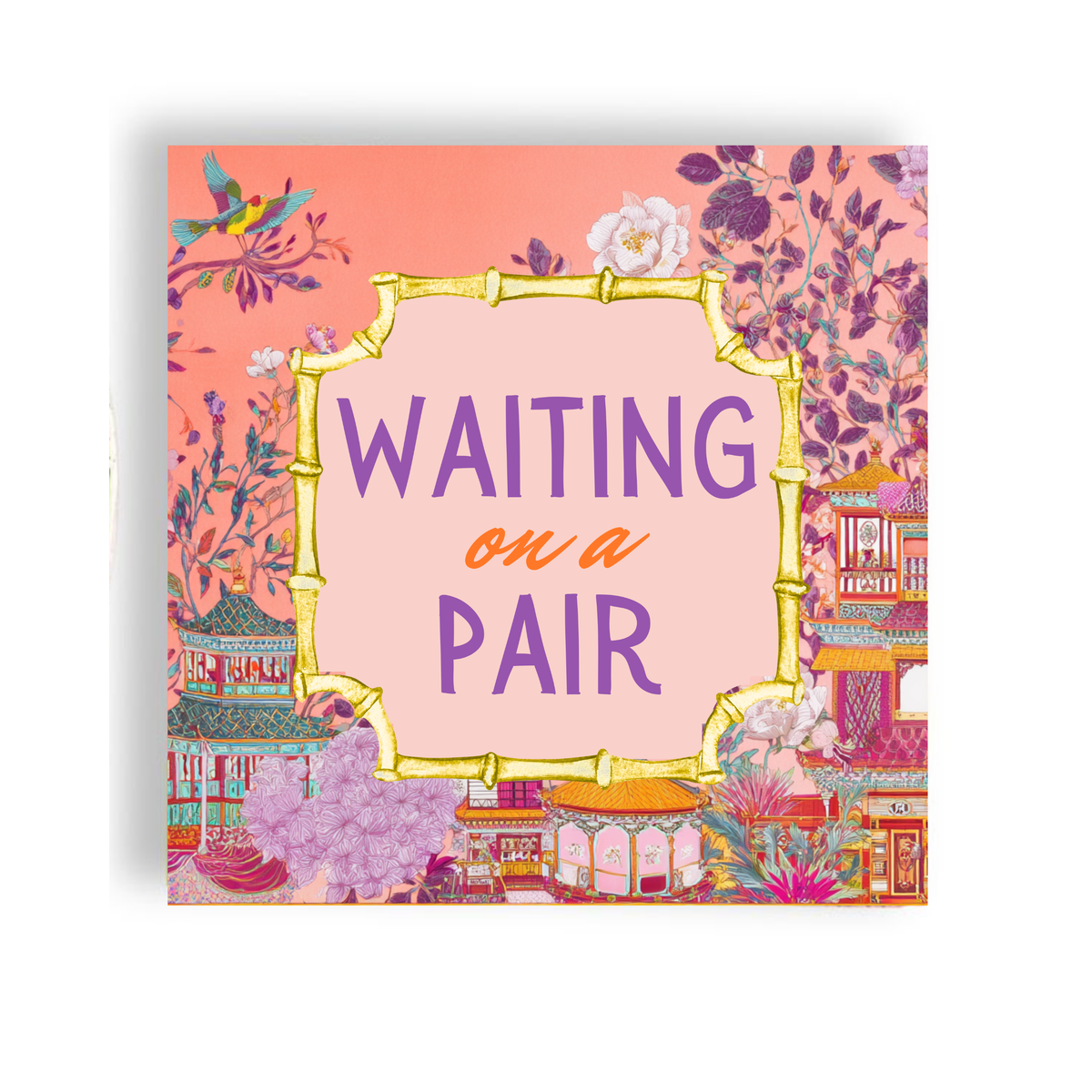 Mahjong "Waiting on a Pair" 24ct Cocktail Napkins (3 ply)