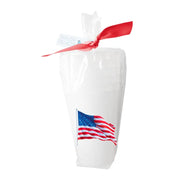 Home - Frosted Cups - American Flag - Set of 6