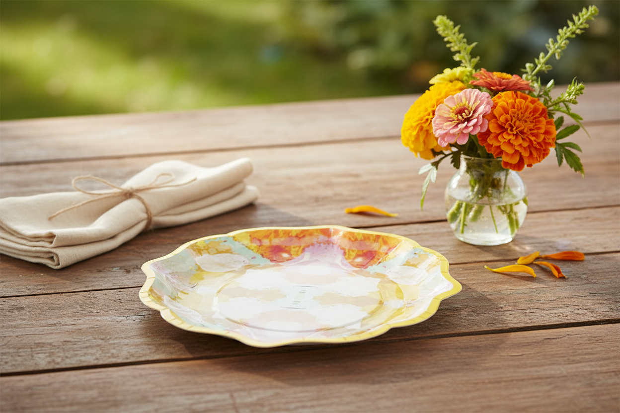 Laura Park paper plates Garden Party Lifestyle