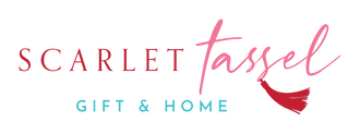 Logo of Scarlet Tassel Gift & Home with a decorative tassel on a white background