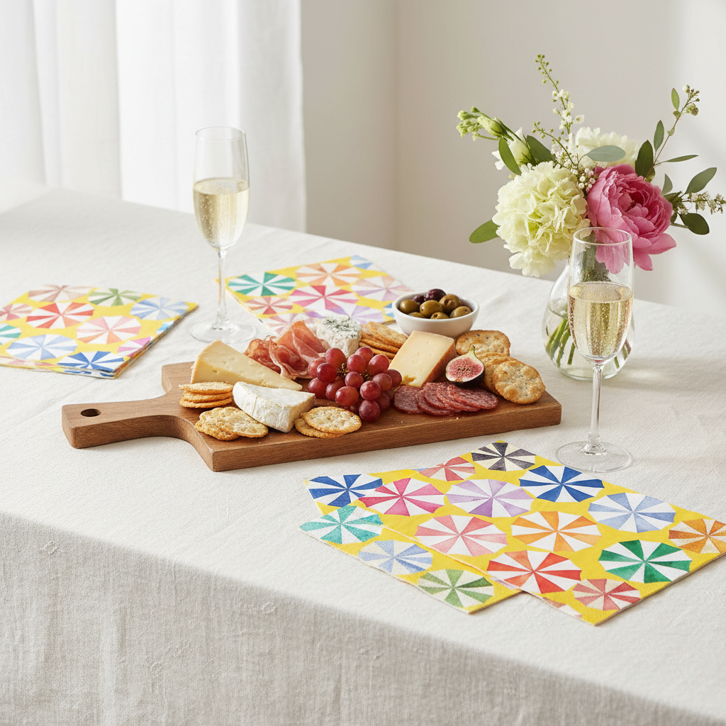 Copacabana Beach Umbrella Cocktail Napkins