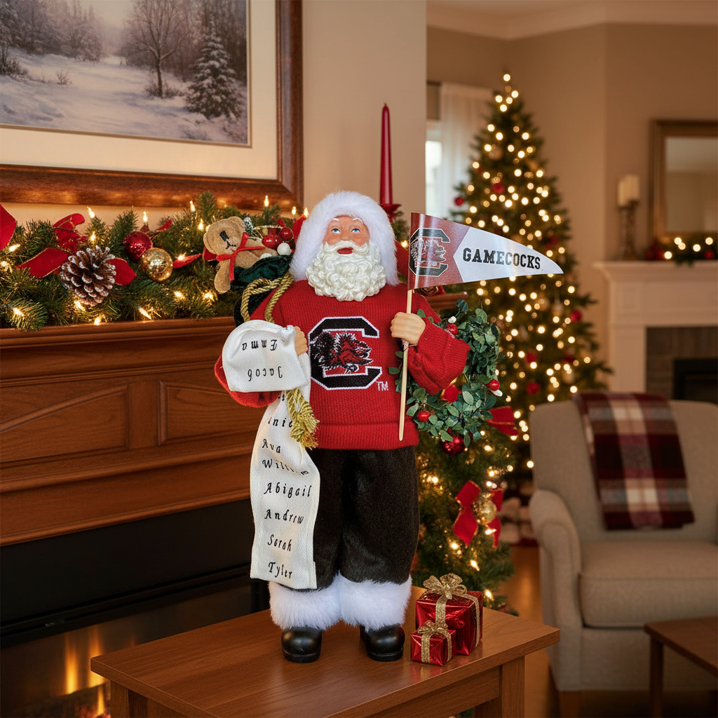 South Carolina Proud Santa 12" Figurine