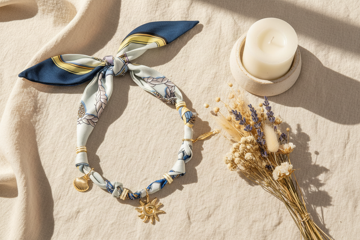 Kaia Scarf Necklace