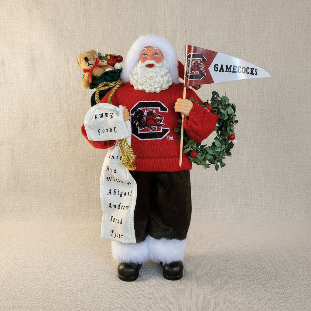 South Carolina Proud Santa 12" Figurine