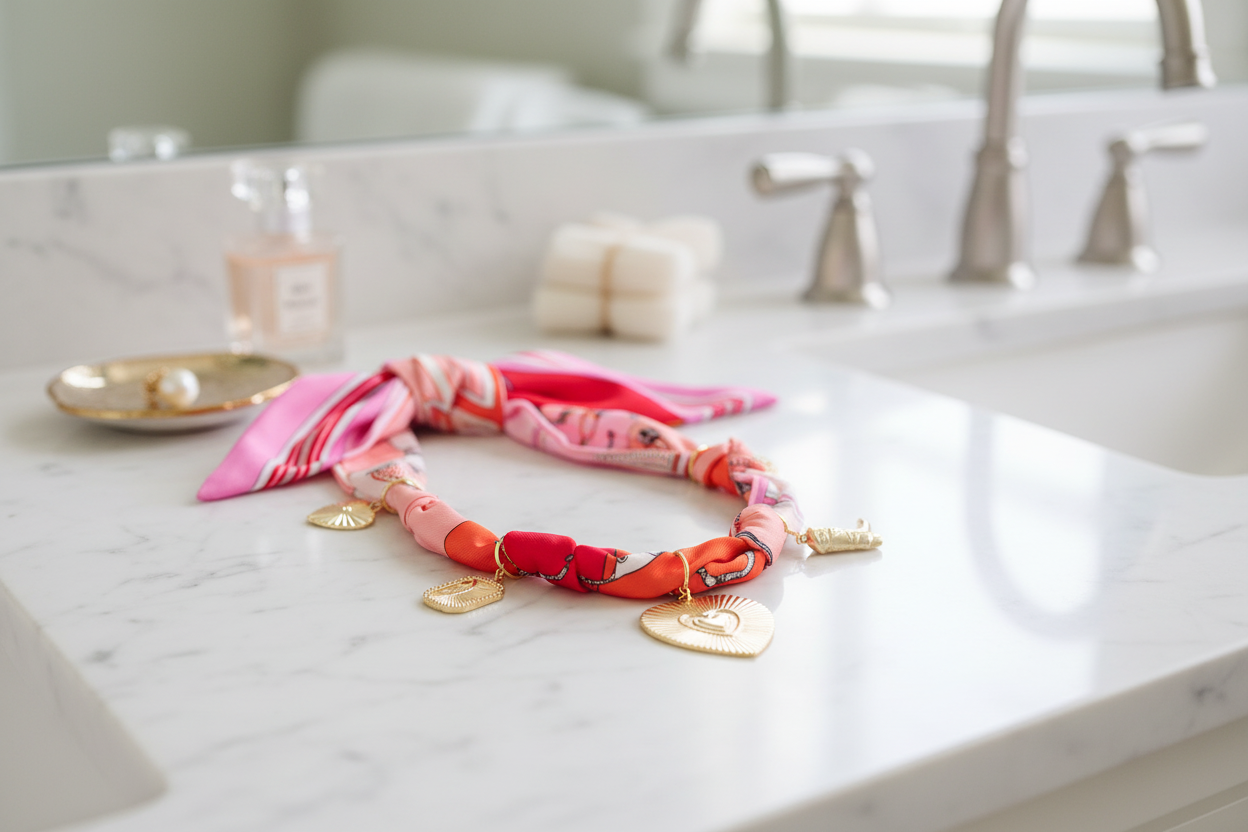 Indira Scarf Necklace