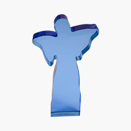 Inspirational - Boxed Angel - Blue Acrylic - Large