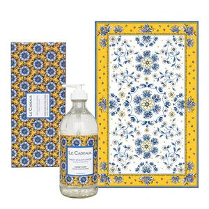 Fresh Sicilian Lemon Hand Soap & Tea Towel Gift Set