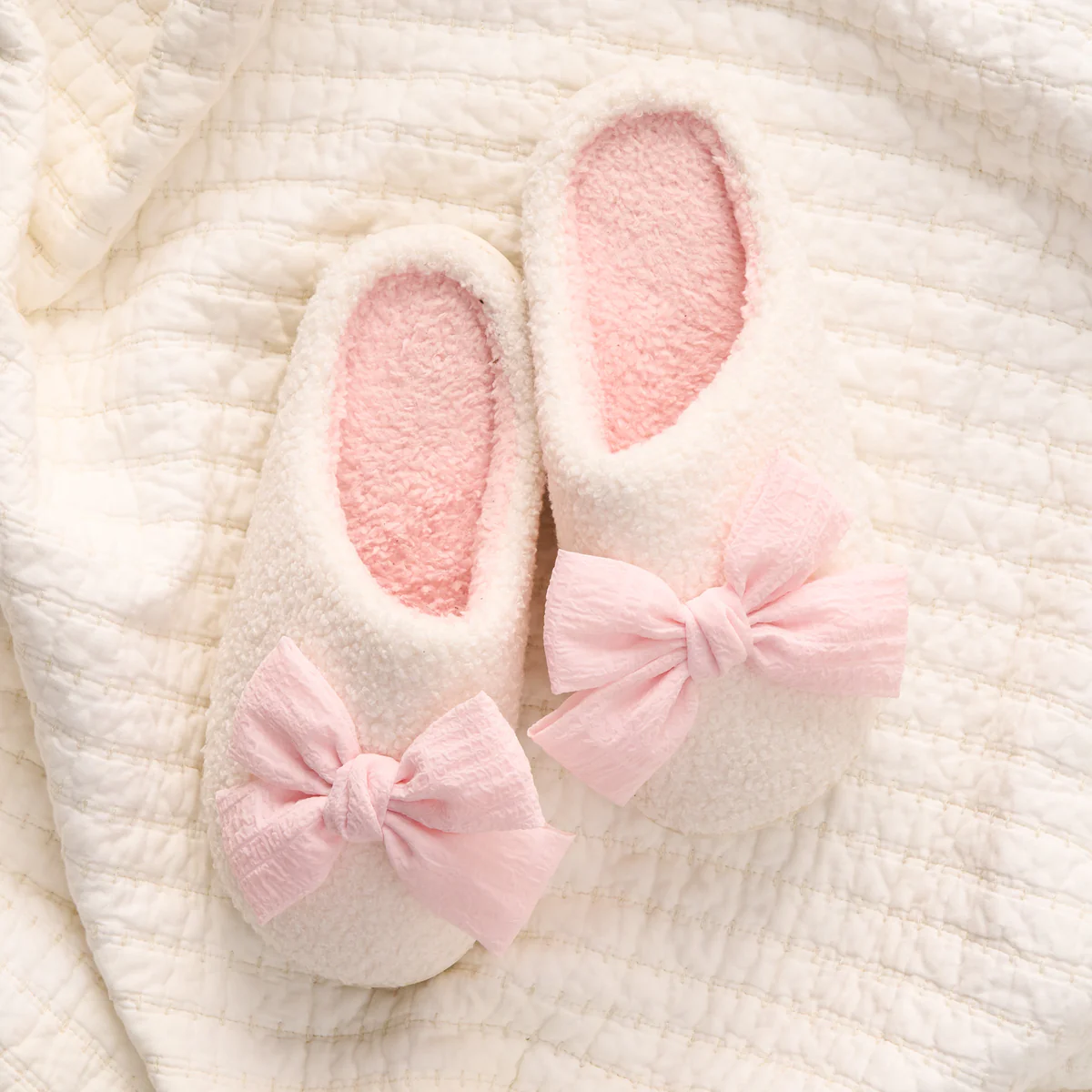 Personal Care - Slippers - Pink Bow