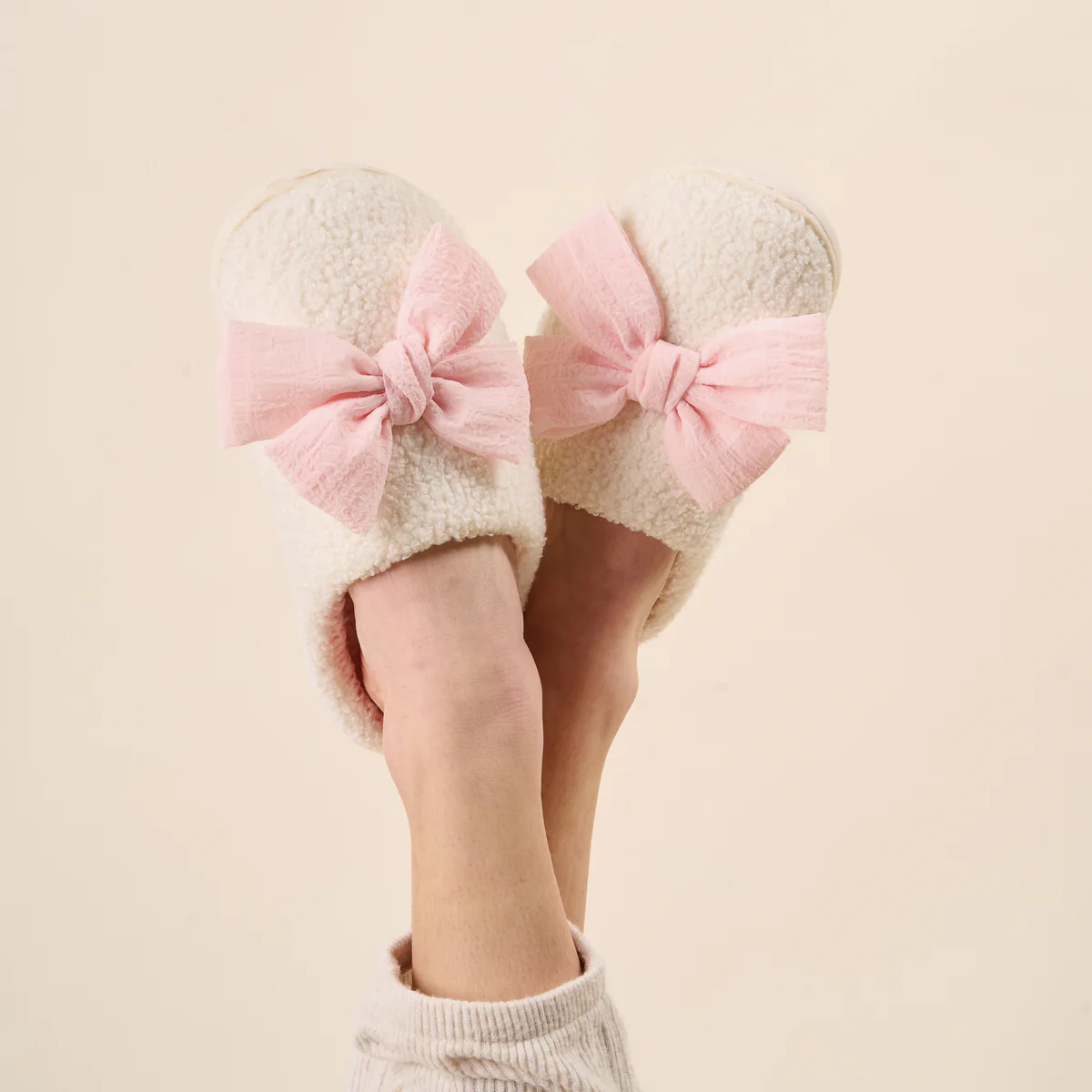 Personal Care - Slippers - Pink Bow