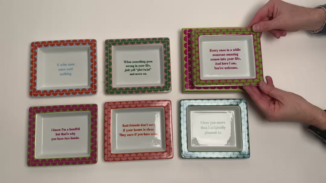 Load video: Tray - Wise Sayings For Women