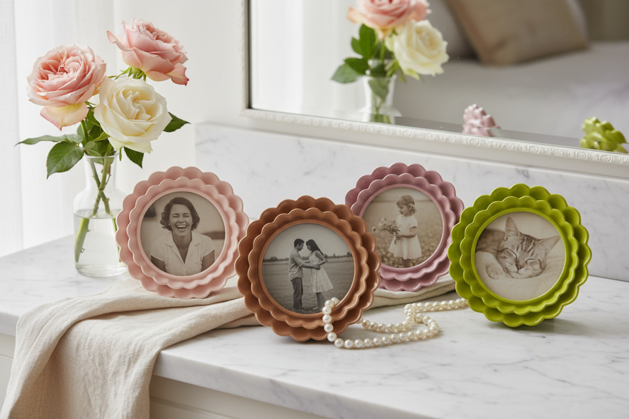 Ruffle Frame - Vanity Lifestyle