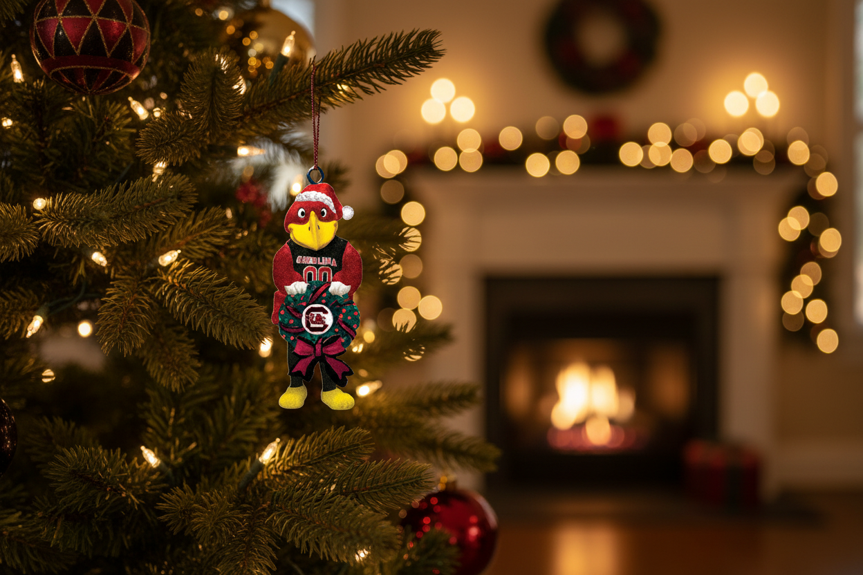 SC Gamecocks Mascot Ornament Lifestyle