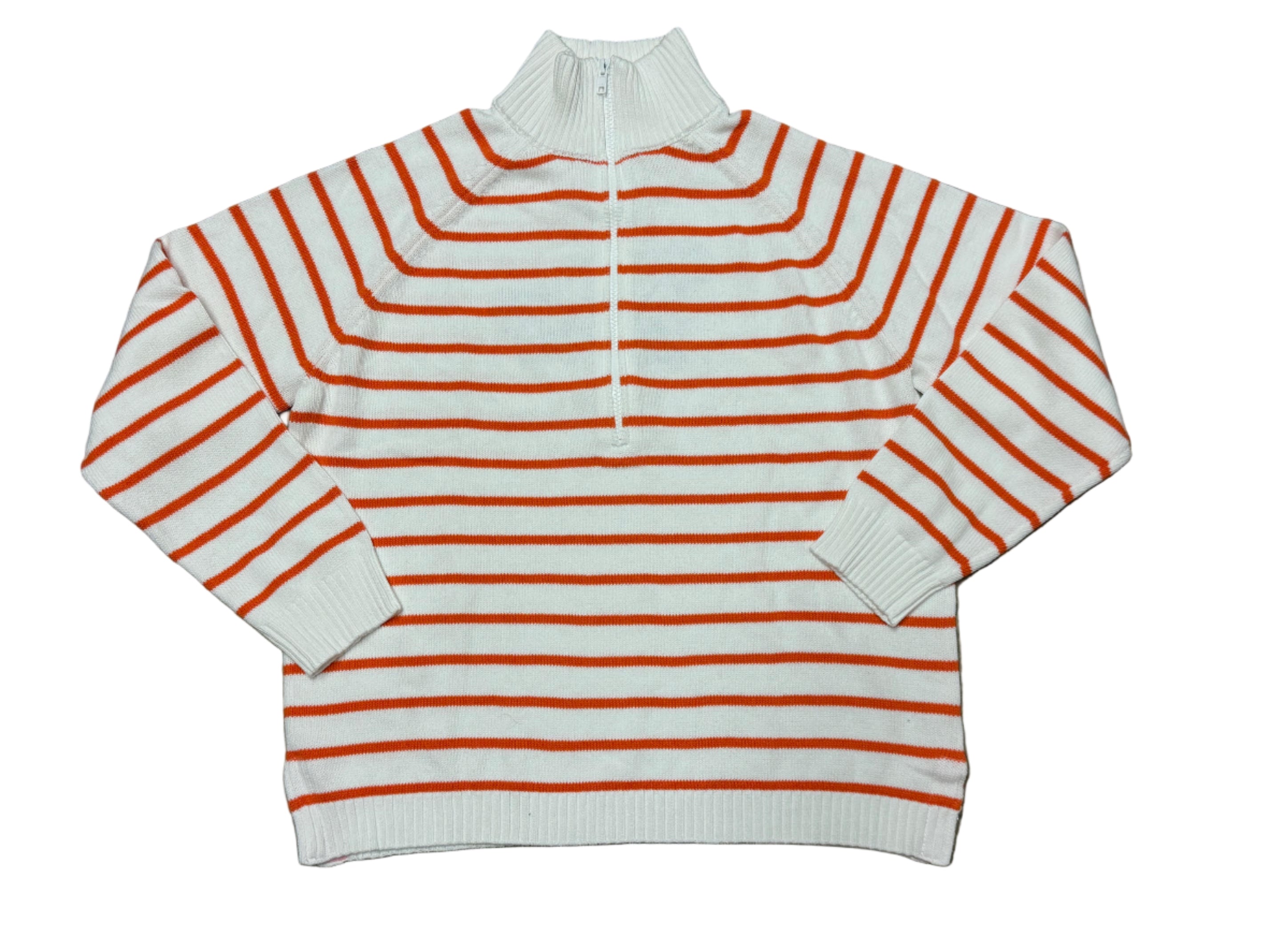 Gameday - Sweater - Half Zip Stripe - Large