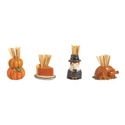 Thanksgiving Toothpick Holder - Turkey, Pie, Pilgrim or Pumpkin