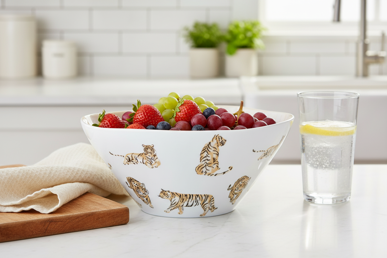 Tiger Love Melamine Bowl from The Royal Standard Lifestyle photo 