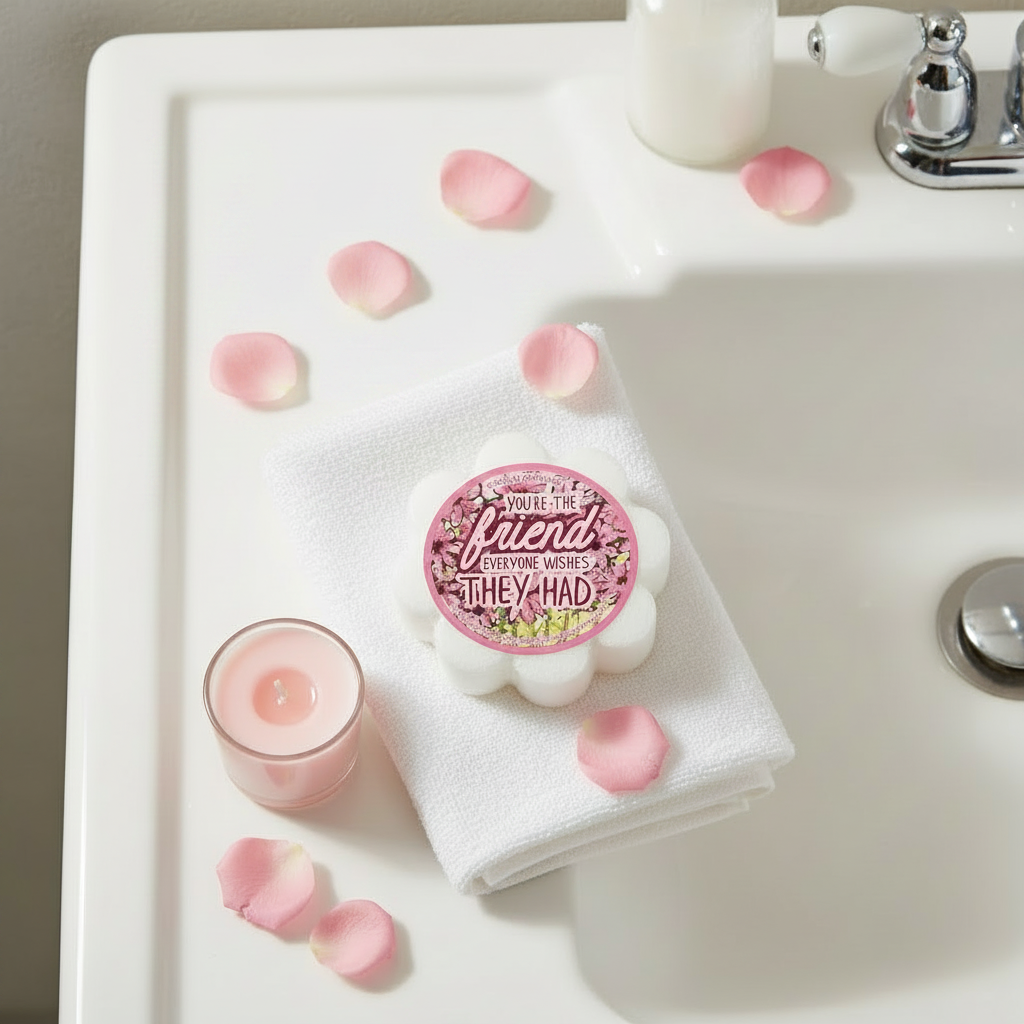 You're The Friend Shower Sponge – Bathroom Scene Clean