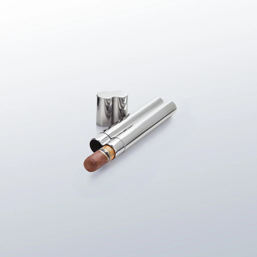 Cigar Holder - Stainless Steel - Double